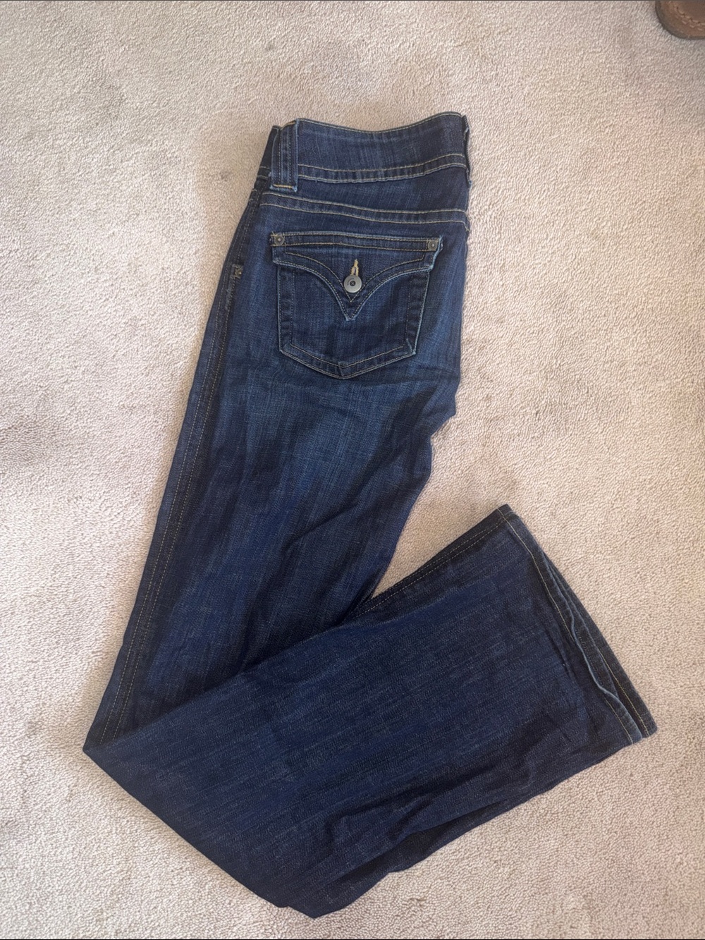Hudson Jeans Women's Boot Cut in Dark Blue Denim